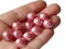 40 12mm Large Hole Pink Pearls Plastic Pearl Beads Faux Pearl Beads